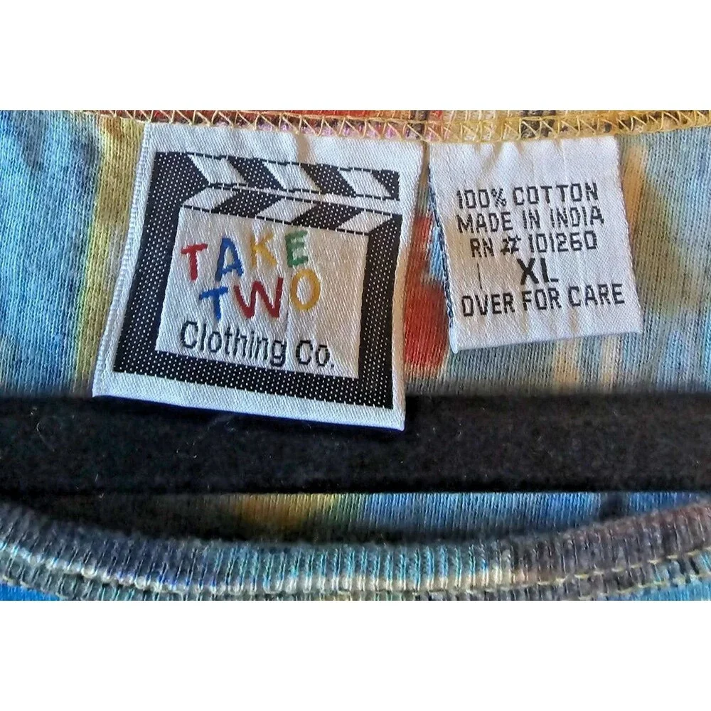 XL Take Two Embellished Graphic, European city scene, yellow, short sleeve - Picture 4 of 4